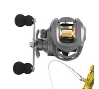 Baitcasting Reel - Long Cast Fishing Reel | Saltwater Freshwater 7.2:1 Gear Ratio, Lightweight Metal Body, Smooth Powerful, Anti-UnivèrsalLine System, Unïversal Spool for Travel Gear