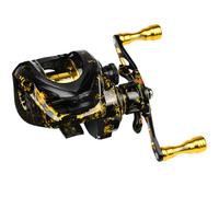Baitcasting Reels, 8KG Max Drag Baitcaster Reels, 7.2:1 Gear Ratio Fishing Baitcasting Reel, 3+1BB Shielded Ball Bearings Bait Caster Reel, Adjustable Magnetic Brake System Fishing Reel Left Hand