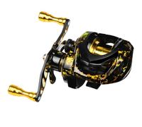 Baitcasting Reels, 8KG Max Drag Baitcaster Reels, 7.2:1 Gear Ratio Fishing Baitcasting Reel, 3+1BB Shielded Ball Bearings Bait Caster Reel, Adjustable Magnetic Brake System Fishing Reel Right Hand