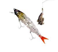 Baits for Perch | Floating Hooks, Integrated Scales Floating Bait Low Water - For Women Men Beginners with Troll Fans with Boat Pond Lake Stream