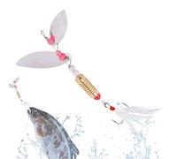 BAITS SPINNER FOR BASS POOL, SPINNERBAIT LURES OF FISHE - Glitter Feat Glitter Hook - Fishing Accessories Long Distance Casting Tools for Bass