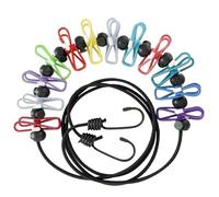 BAIWANLHC 1 Pcs Travel Washing Line, Elastic Retractable Washing Line,Windproof Drying Line Rope For Outdoor/Indoor/Home/Laundry/Hotel, Line with 12 Colorful Pegs(Hook Color Random)