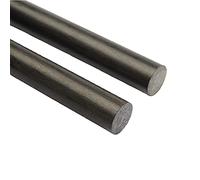 BAIWANLIN Carbon Fiber Rod Round Bar Solid Pole for RC Airplane Drones Quadcopter Fixed support Rod Length500mm/19.7inch 2pcs,4.5mm*500mm