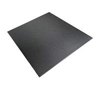 BAIWANLIN Carbon Fiber Sheet Carbon Fiber Plate Board Twill Matte600mm×600mmthickness0.5mm1mm1.5mm2mm2.5mm3mm3.5mm4mm5mm,1mm*600mm*600mm