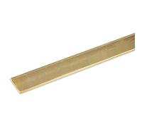 BAIWANLIN H59 Brass Flat Bar Bus Rectangular Stock strip Plate Metal Solid Electrode Strip Unpolished thickness3mm length500mm,3mm*12mm*500mm
