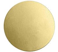 BAIWANLIN H62 brass disc Round Plate Sheet foil Copper Alloy Circle Gasket Metal Cut Material Thickness 2.5mm,Diameter:200mm 1pcs