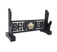 BAIWANLIN sword Holder Rack stand Horizontal display samurai Katana Wakizashi Classical Hollow Out Pattern Dragon pattern1-3 Tiers,1Tier