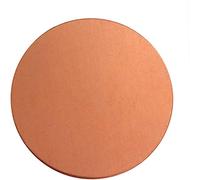 BAIWANLIN T2 Pure Copper disc Round Plate Sheet Circle Gasket Metal Cut Material Thickness 0.8mm,Diameter:150mm 1pcs