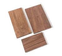 BAIWANLIN Walnut Wood Sheets thick3mm Unfinished Thin For furniture upholstery crafts cutting boards L100mm-400mm/W100mm,100mm*100mm*3mm