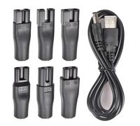 BaiWeiDun Universal Replacement 7PCS USB Charger Cable, Compatible for Electric Hair Clippers, Beard trimmers, Shavers, Beauty Instruments, Desk Lamps, Purifiers. (1)