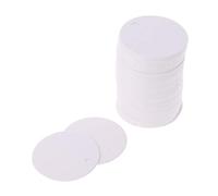 Baiyao 100 PCS 3.5cm DIY Round Kraft Paper Hang Tags Wedding Favor Name Tags Cards Price Tags Bookmarks Tags Gift Cards for Christmas Wedding Birthday