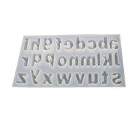 Baiyao Alphabet Letter Resin Mould,Creative DIY Crystal Epoxy Mold Lowercase Letter Molds Jewelry Making Mould
