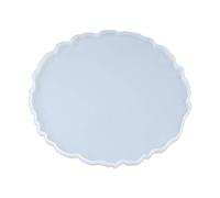 Baiyao Coaster Resin Mould,Round Table Mat Silicone Mold Resin Casting Mold,Crystal Epoxy Resin Mold for Jewellery Making,Handmade DIY Crafts