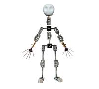 BAIYITONGDA DIY Stop Motion Armature Kits,12CM-20CM Metal Puppet Figure, Support Your Figures's Movement, Stop Motion Animation with Hands and Skull,20CM