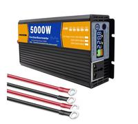 BAIYITONGDA Power Inverter Pure Sine Wave 5000W 12V/24V/48V/60V/72V DC to 110V/220V AC Converter,Low Frequency Solar Inverter for RV,Semi Truck,Boat,Home,12V to 220V
