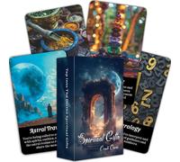BAIYOOBAI Spirit Oracle Cards, Mystic Psychic Oracle Deck, Spiritual Oracle Cards for Beginners, Explore Inner Wisdom and Spiritual Power