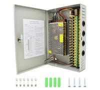Baiyouli 12V 20A Power Supply 18 CH Channel Power Supply CCTV Camera Power Supply Box DC 12V 20A 240W Output Universal Regulated Switching Power Adaptor Transformer
