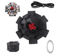 BAIYSFFG Explosion Box,6 Faces Creative Surprise Box,Valentine'S Day Folding Gift Box Handmade DIY Photo Albumss,Personalised Photo Gifts for Birthday Valentine's Day Mother's Father's Day Wedding