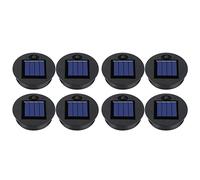 Baiyun 8 Pieces Replacement Solar Light Tops Outdoor Hanging Lantern Light Solar Light Parts Round Solar Lights Waterproof