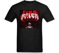 baiyunshan Fengyan Men's Finn Balor Bloody Graphic Poster Able Teeshirts Black