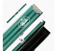 BAIZE MASTER 1 Piece Pro Line Aluminium Luxury Snooker Pool Case with Metal Ends - Holds 2 x One Piece Cues