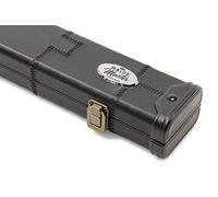 BAIZE MASTER 3/4 Deluxe Patch Snooker Pool Cue Case with Tough Plastic Ends - Holds One ¾ Joint Cue