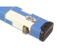 BAIZE MASTER 3/4 Deluxe Patch Snooker Pool Cue Case with Tough Plastic Ends - Holds One ¾ Joint Cue