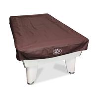 BAIZE MASTER 7ft Fitted Leatherette Pool Table Cover - For 7 Foot Tables - Protects Against Sunlight, Spills & Dust (Brown)