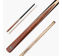 BAIZE MASTER Blackline Classic 57 Inch 2 Piece Centre Joint Heavy Weight Snooker and Pool Cue with Ash Shaft and Ebony Style Butt 9.5mm Layered Pro Leather Tip (Rosewood)