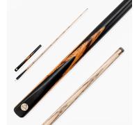BAIZE MASTER Centurion 58 Inch ¾ Joint Snooker and Pool Cue with 9.5mm Pro Impact Hybrid Medium Tip (Ember)