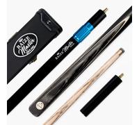 BAIZE MASTER Centurion 58 Inch ¾ Joint Snooker and Pool Cue with 9.5mm Pro Impact Hybrid Medium Tip, Grey