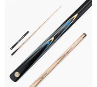 BAIZE MASTER Centurion 58 Inch ¾ Joint Snooker and Pool Cue with 9.5mm Pro Impact Hybrid Medium Tip (Marine)