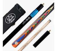 BAIZE MASTER Centurion 58 Inch ¾ Joint Snooker and Pool Cue with 9.5mm Pro Impact Hybrid Medium Tip, Prism