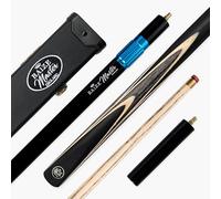 BAIZE MASTER Crucible 3/4 Jointed Snooker & Pool Cue with 9.5mm Tip (Grey)