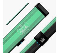 BAIZE MASTER Fusion One Piece 2 Slot Luxury Aluminium Snooker and Pool Cue Case with Trigger™ Lock - Holds 2 x One Piece Cues (Green)