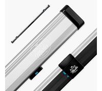 BAIZE MASTER Fusion One Piece 2 Slot Luxury Aluminium Snooker and Pool Cue Case with Trigger™ Lock - Holds 2 x One Piece Cues (Silver)