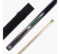 BAIZE MASTER Jonny 8 Ball Vortex 57 Inch 2 Piece Centre Joint English Pool Cue with 8.5mm Professional Layered Tip (Green Cue + Case Set)