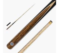 BAIZE MASTER Kingwood 57 Inch One Piece Ash Snooker Pool Cue with 9.5mm Pro-Impact Medium Tip