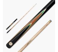 BAIZE MASTER Limited Edition Gold Series 57 Inch ¾ Professional English Pool Cue 8.5mm with with Hand Fitted PRO SPIN Medium Tip - Hand Finished in the UK by Cue Care Jim using Lynch’s Cue Balm (G52)