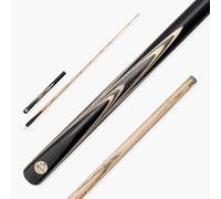 BAIZE MASTER Limited Edition Gold Series 57 Inch ¾ Professional English Pool Cue 8.5mm with with Hand Fitted PRO SPIN Medium Tip - Hand Finished in the UK by Cue Care Jim using Lynch’s Cue Balm (G67)