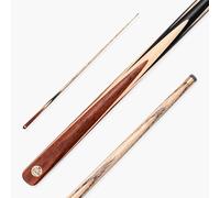 BAIZE MASTER Marksman 57 Inch 1 Piece Hand Spliced English Pool Cue with 8.5mm Blue Pressed Tip (Cedar)