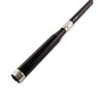 BAIZE MASTER Metal Push On Telescopic Snooker Cue Extension Adjustable Billiards Pool Extension - Extends to 106cm (Silver)