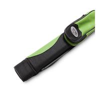 BAIZE MASTER Oval Tri-Tube Snooker Pool Cue Case - Holds One 2 Piece Cue (Green)