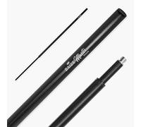 BAIZE MASTER Portable Extendable Bridge/Rest Stick for Snooker and Pool with Cross Head - Extends from 85cm to 155cm (Black)