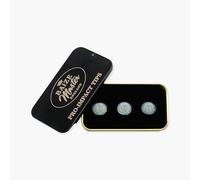 BAIZE MASTER PRO-IMPACT Hybrid Leather Snooker and Pool Cue Tips 10mm - Box of 3 Tips (Hard)
