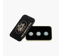 BAIZE MASTER PRO-IMPACT Hybrid Leather Snooker and Pool Cue Tips 10mm - Box of 3 Tips (Soft)