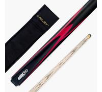 BAIZE MASTER Riley RONNIE O'SULLIVAN Endorsed Limited Edition Ash Snooker and English Pool Cue 9.5mm Leather Tip - 57 Inch, 17-19oz (ARG-52 with Soft Case)