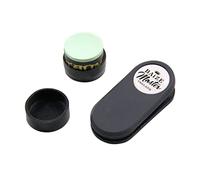 BAIZE MASTER Rubber T-MAG Double Magnetic Square & Round Snooker Chalk Holder with Pocket Clip Action comes complete with one piece of Taom Chalk (Taom 2.0 Green)