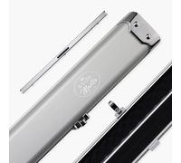 BAIZE MASTER Satin LINE Pro Aluminium One Piece Luxury Snooker Pool Cue Case with Metal Ends - Holds Two 1 Piece Cues