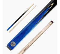BAIZE MASTER Silver Series 57 Inch VICTORY 2 Piece Centre Joint Snooker Pool Ash Cue Set 9.5mm Tip (Blue Cue Only)